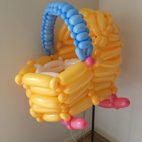 balloon buggy baby shower