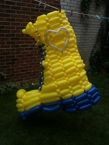 balloon model boot