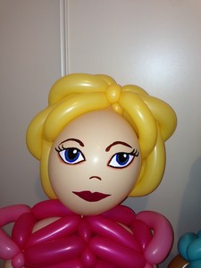 balloon princess face