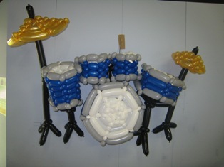 balloon drum kit