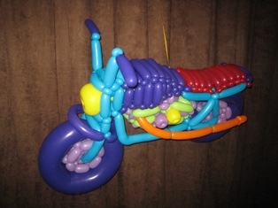 balloon motorbike