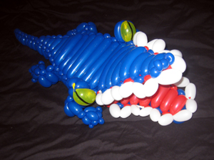 balloon crocodile