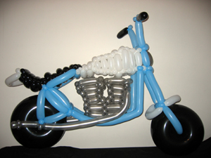 balloon motorbike