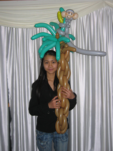 balloon palm tree
