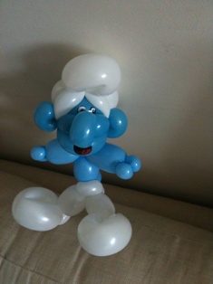 balloon smurf